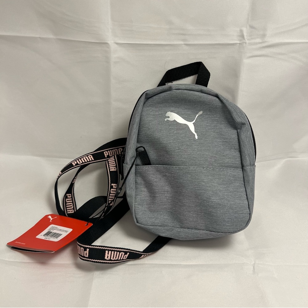 Puma Mini Convertible backpack crossbody Commuter Super Mini Crossbody Grey NWT